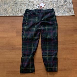 Talbots Plaid Trousers
